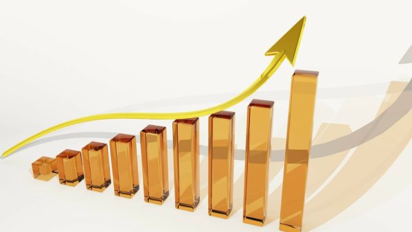 A graph showing an increase in profits from reclaimed VAT.