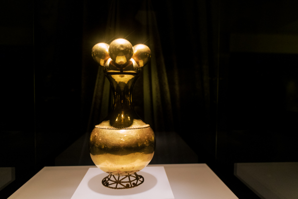 Gold Poporo Quimbaya, Museo del Oro - Bogotá, Colombia ©Mano Chandra Dhas