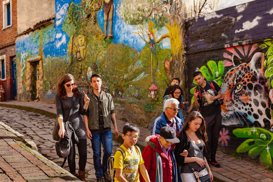 Colombia city tours - Calle del Embudo, Bogotá DC