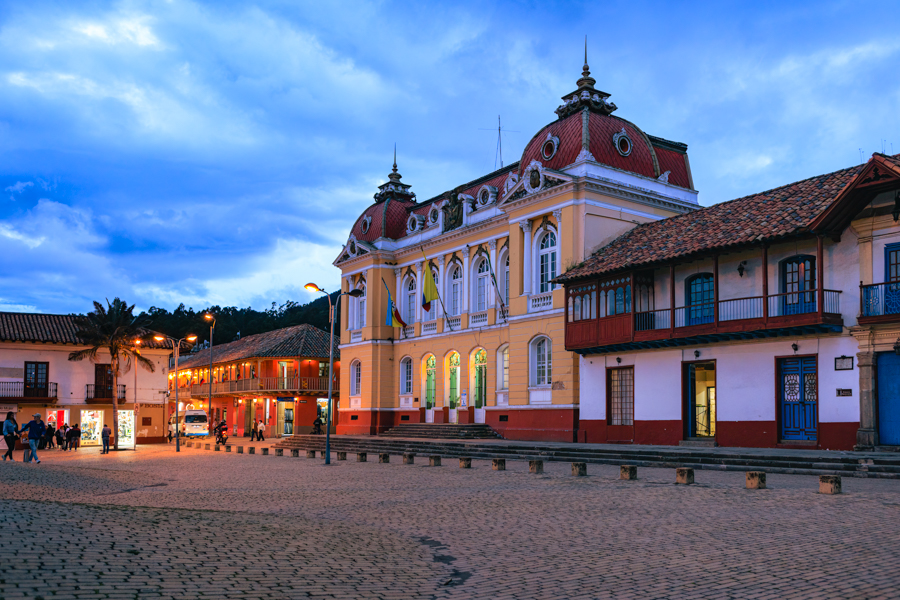 Zipaquirá, Colombia - A corner of the Plaza Mayor © Mano Chandra Dhas