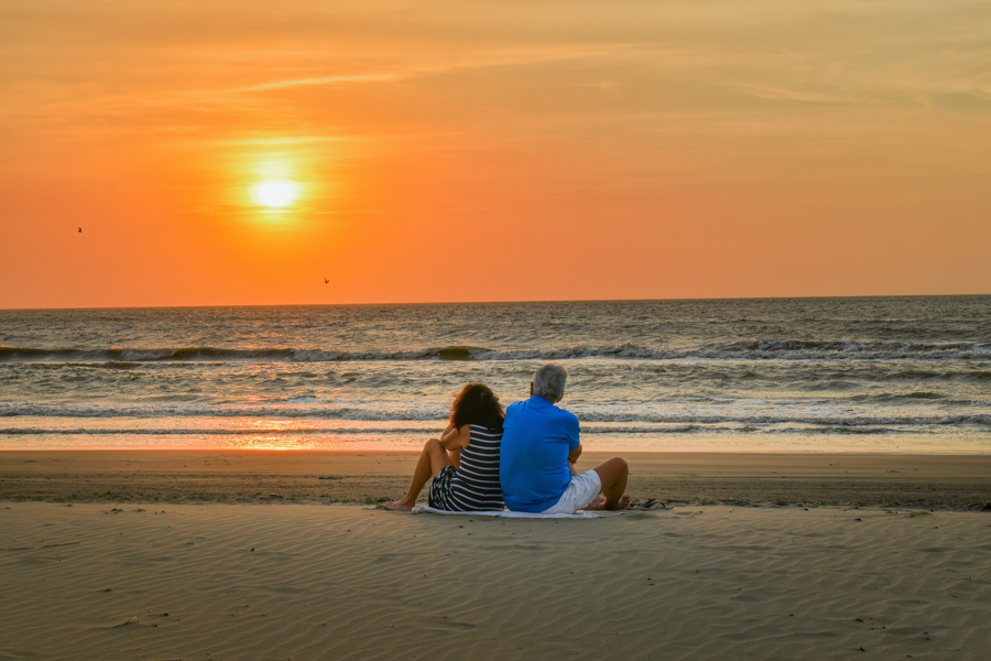 Cartagena, Colombia - Sunset on the beach